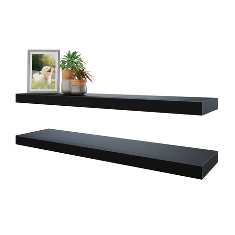 BAMEOS floating shelf with invisible brackets for clean display and storage