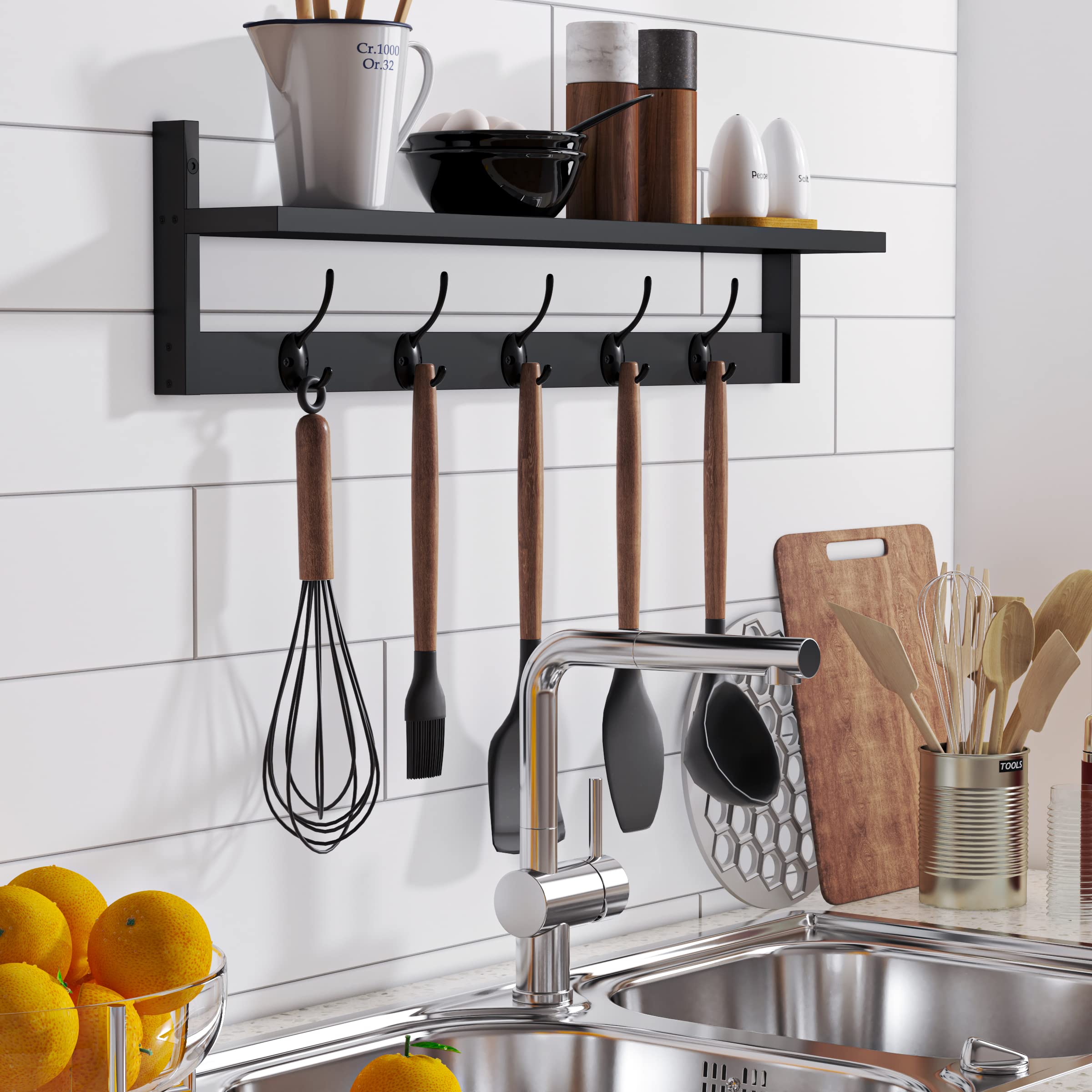 BAMEOS rustic black finish blends with various interiors
