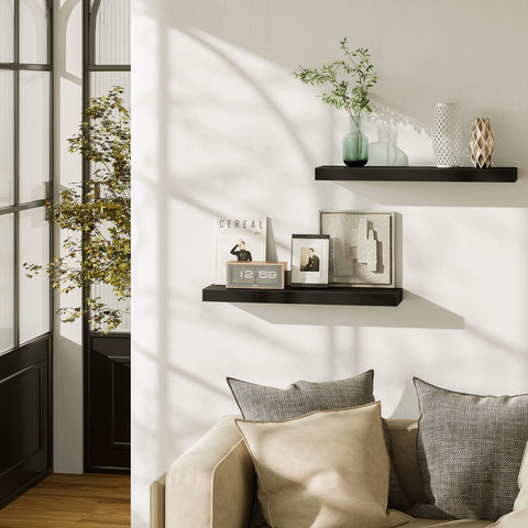BAMEOS study room book storage shelf offers extra organization space.