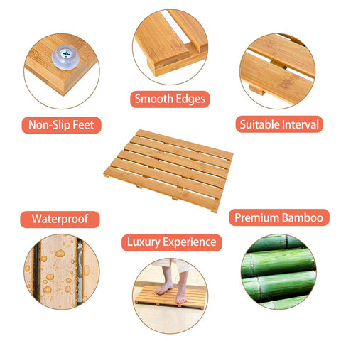 Bamfan bath mat easy clean with quick wipe-down after use.