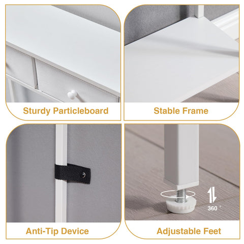 BAMGROW narrow console table with bottom shelf for shoes and décor.