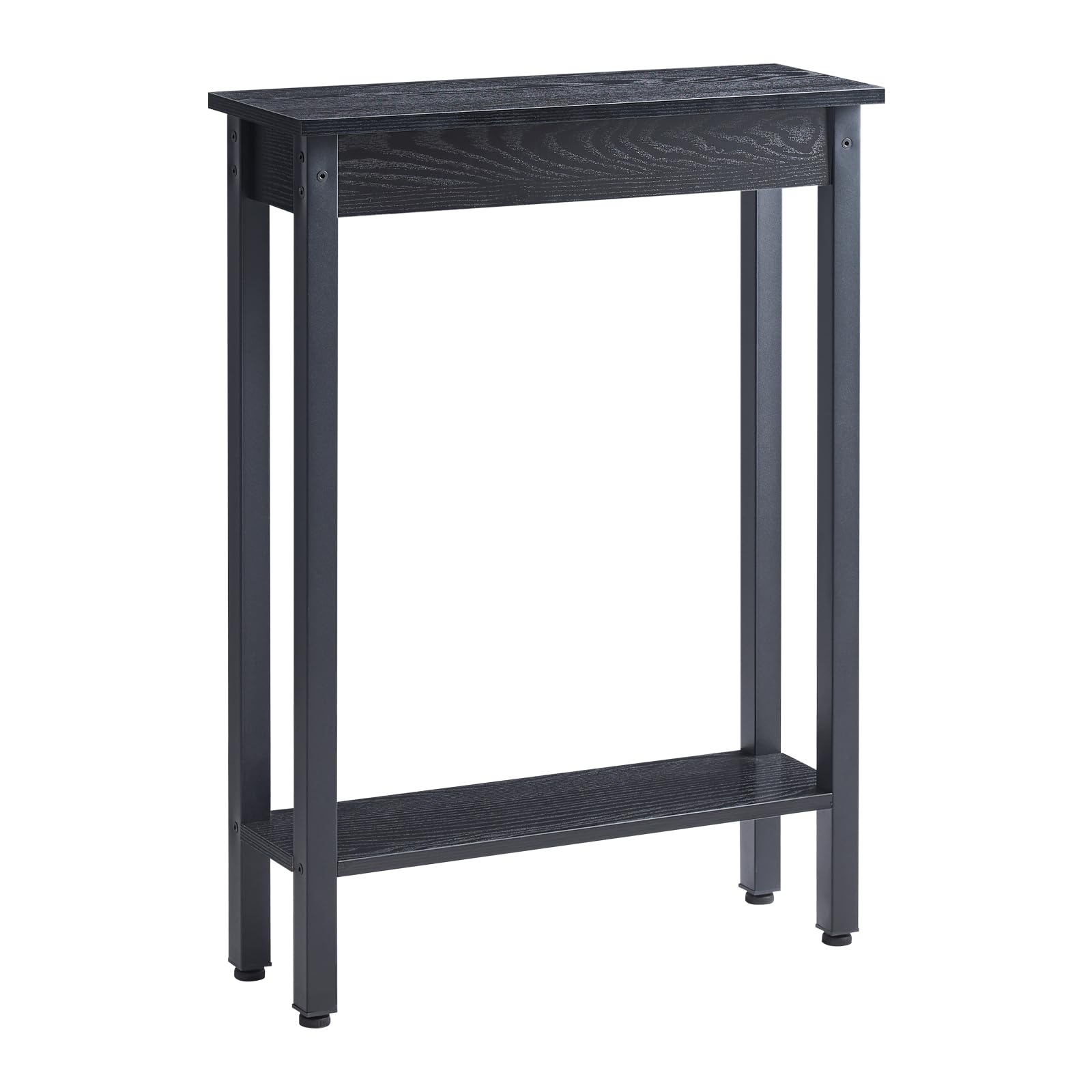 BAMGROW small console table with bottom shelf fits compact spaces and adds storage.