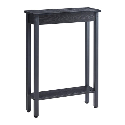 BAMGROW small console table with bottom shelf fits compact spaces and adds storage.