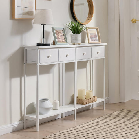 BAMGROW table with adjustable feet to level on uneven floors.