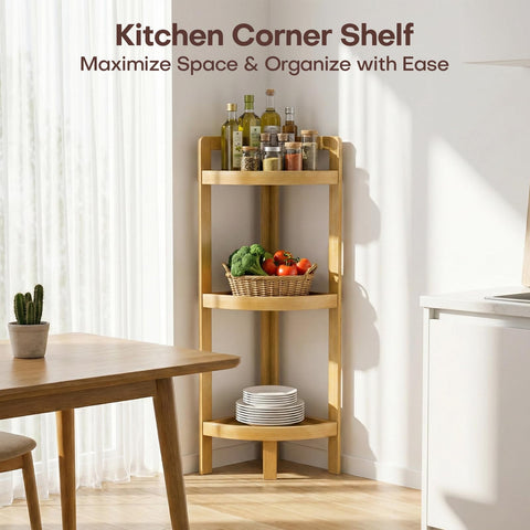 BAMHIGHS packaging-ready bamboo shelf ensures safe delivery and easy setup