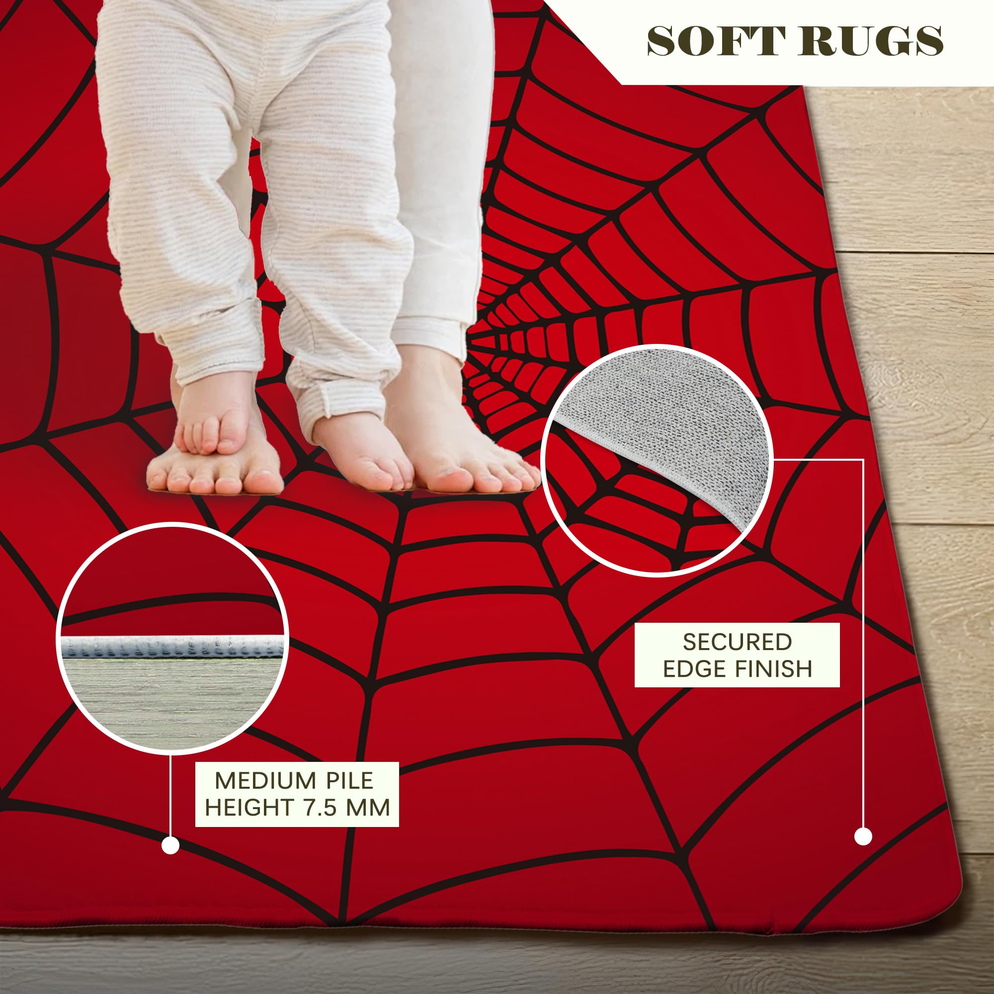 BAMOWEY foldable area rug stores neatly when not in use.