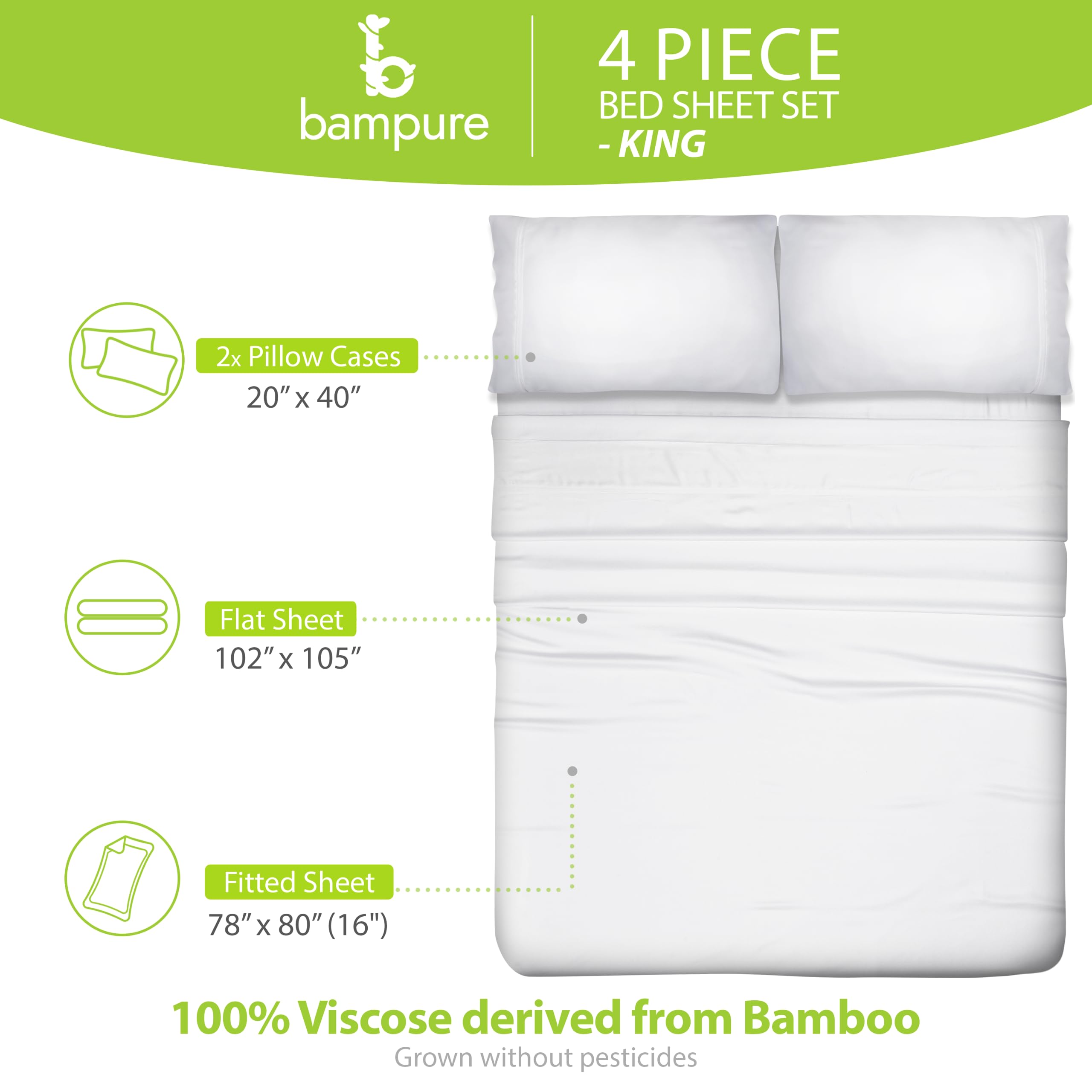 BAMPURE Luxury Series satin weave close up reveals silky smooth bamboo fabric