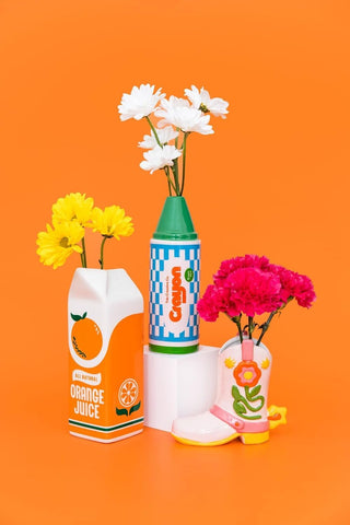Ban.do nine-point-seven-five-inch-tall vase fits small bouquets