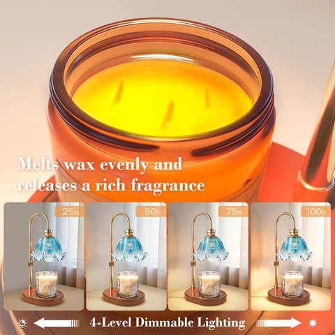 Banbanda candle warmer lamp 8h timer for all-night warmth.