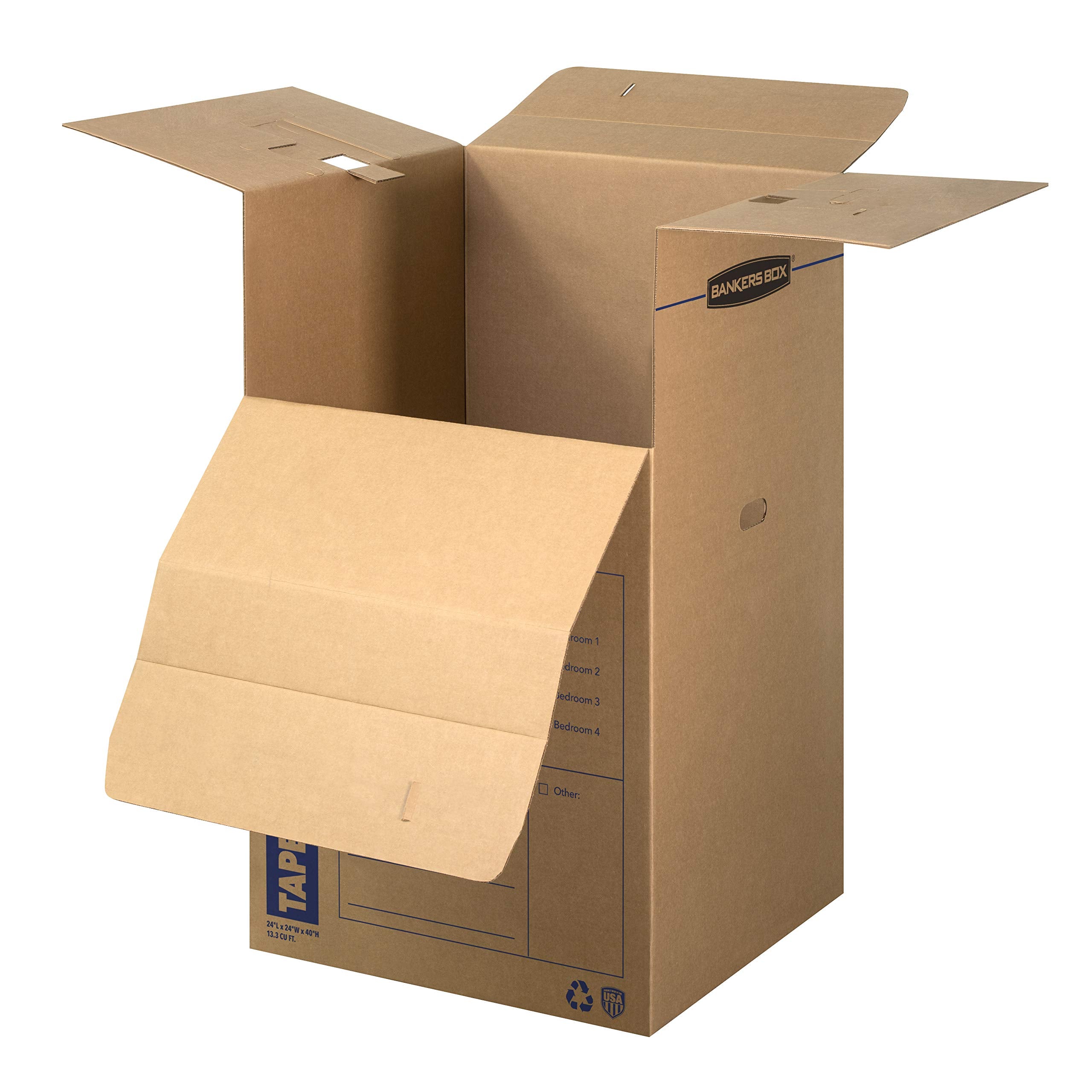 Bankers Box crashlock system demonstrates tape-free secure closure during transport