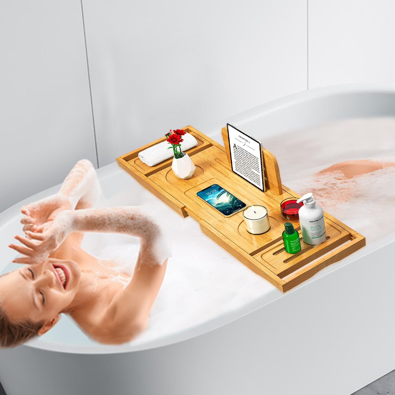 Banlilu bamboo tray lacquer coating protects against water and wear.