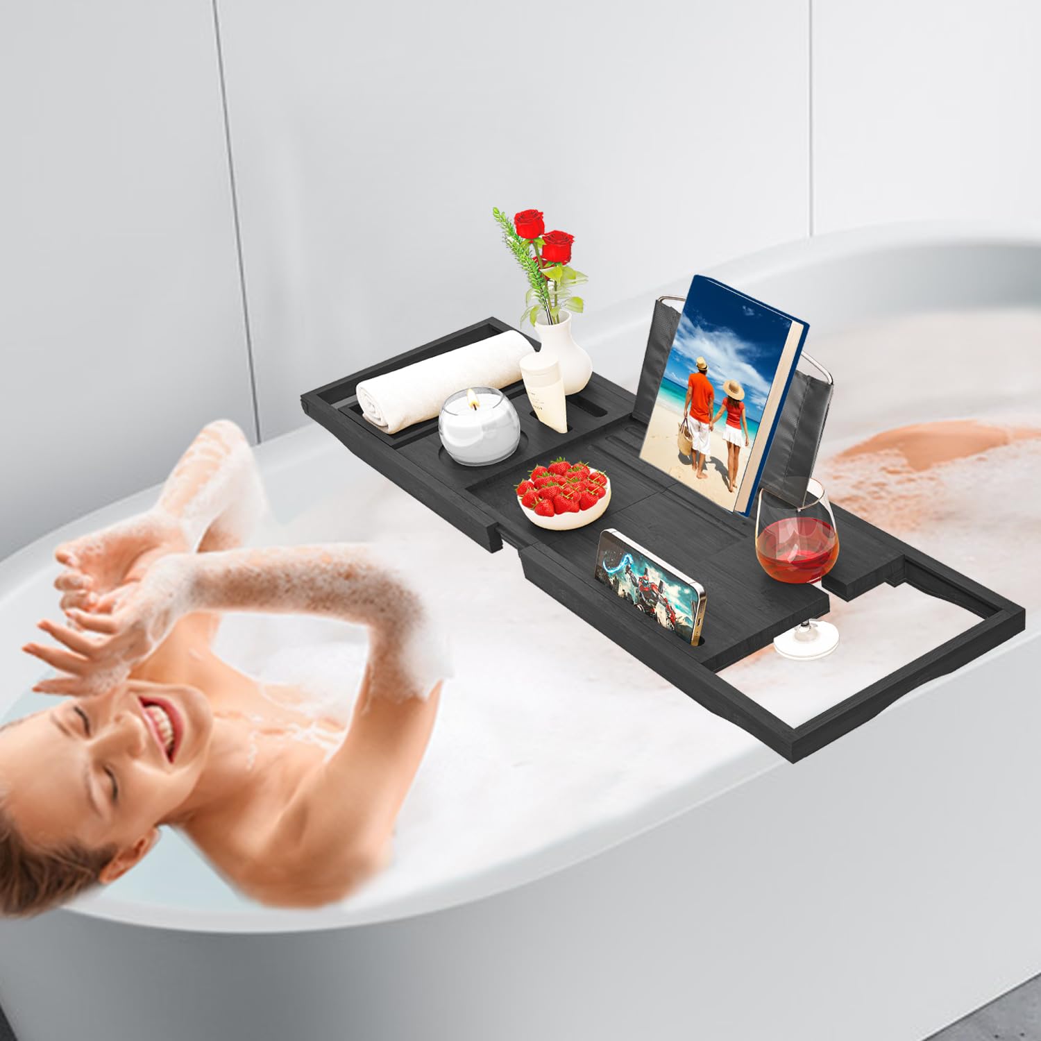 Banlilu two-person spa setup on a bathtub for at-home relaxation