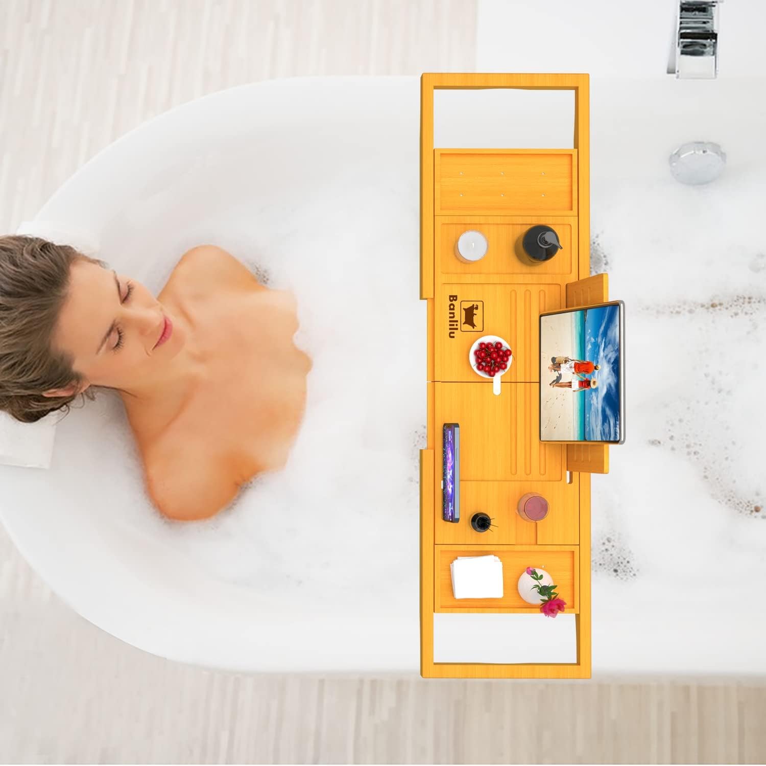 Banlilu tray phone holder keeps your device within reach