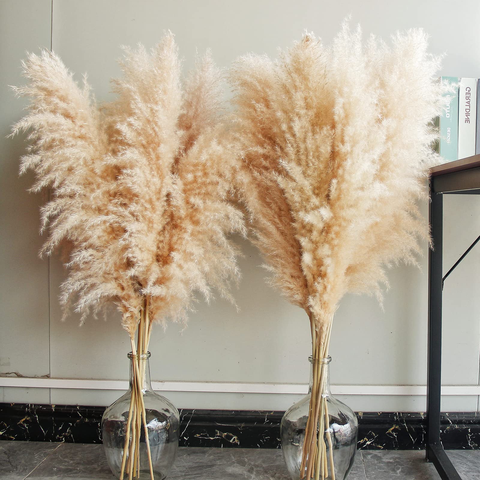 bannifll 40-inch tall pampas grass bundle for elegant boho wedding centerpieces