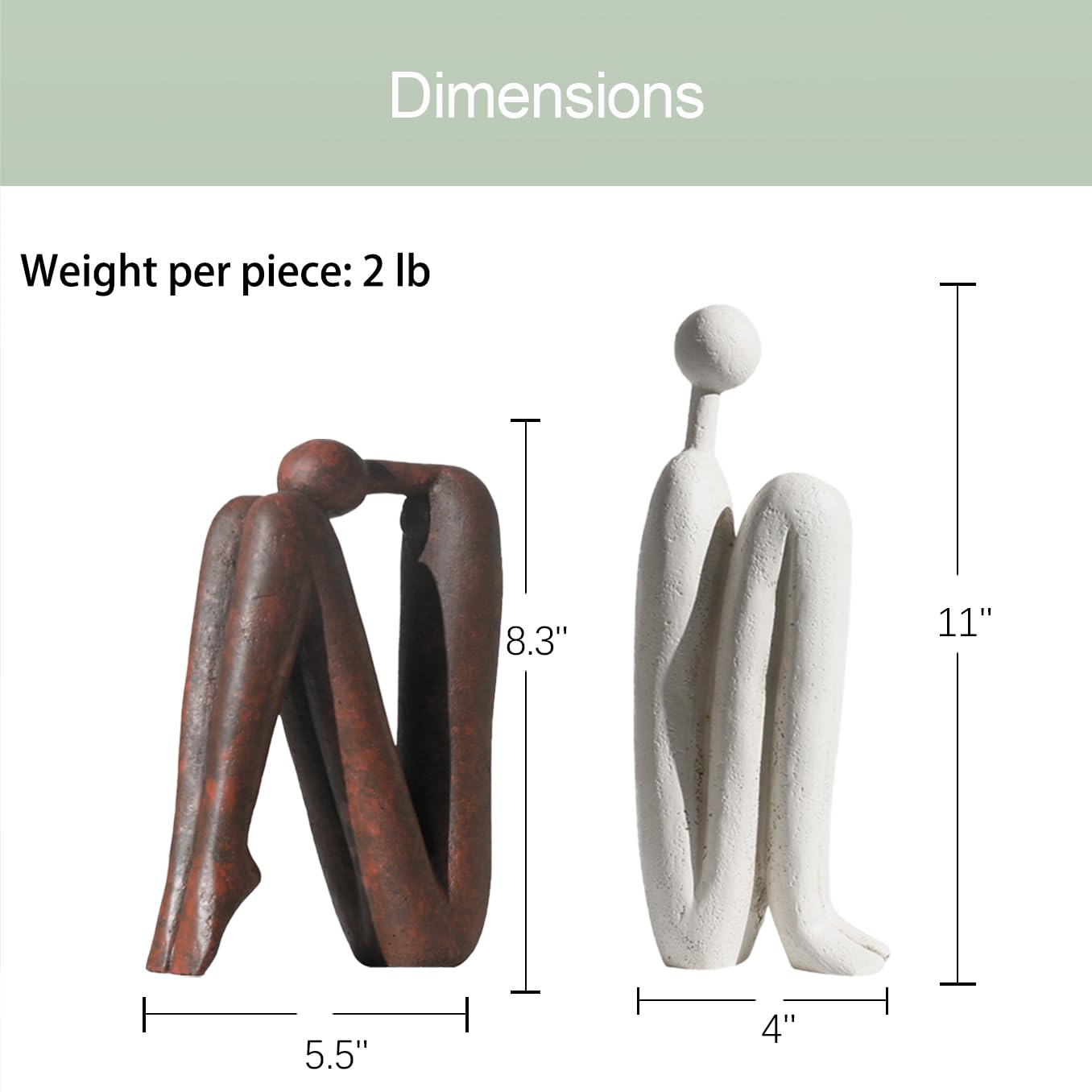 BANOMII abstract decor bookends offer a contemporary aesthetic