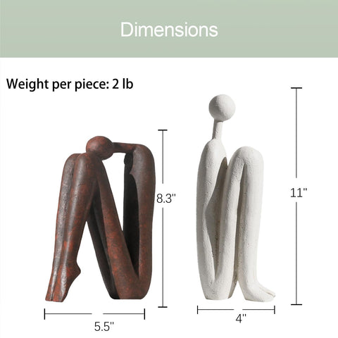 BANOMII abstract decor bookends offer a contemporary aesthetic
