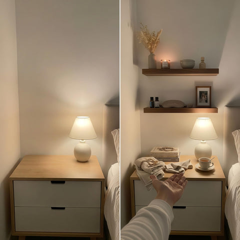 BAOBAB WORKSHOP moisture-resistant finish helps preserve walnut shelves in humid spaces