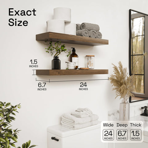 BAOBAB WORKSHOP set of two shelves mounted on wall for extra storage