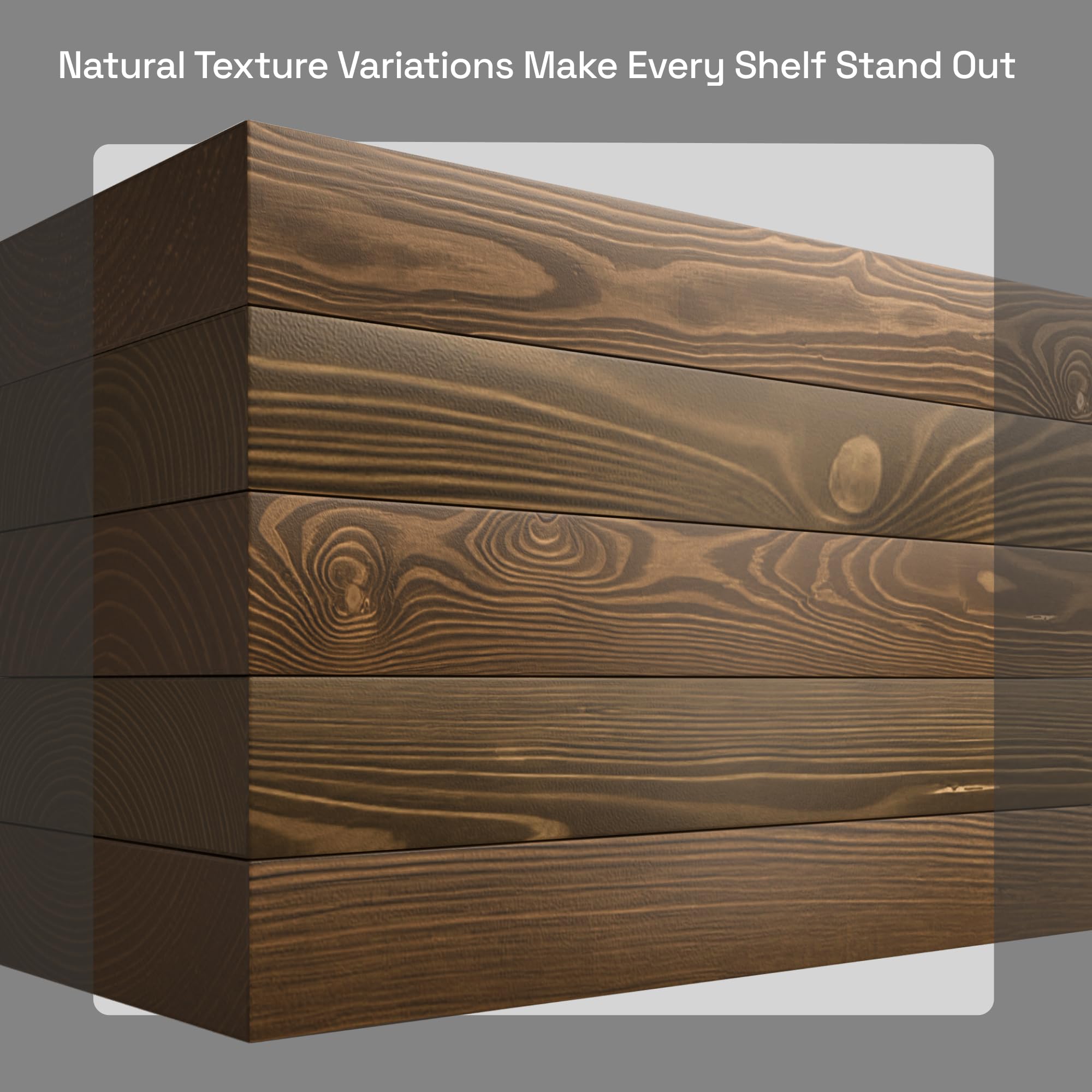 BAOBAB WORKSHOP walnut finish elevates living room or bedroom decor