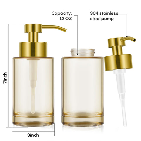 BaoDanRen wide mouth glass dispenser design for easy refilling