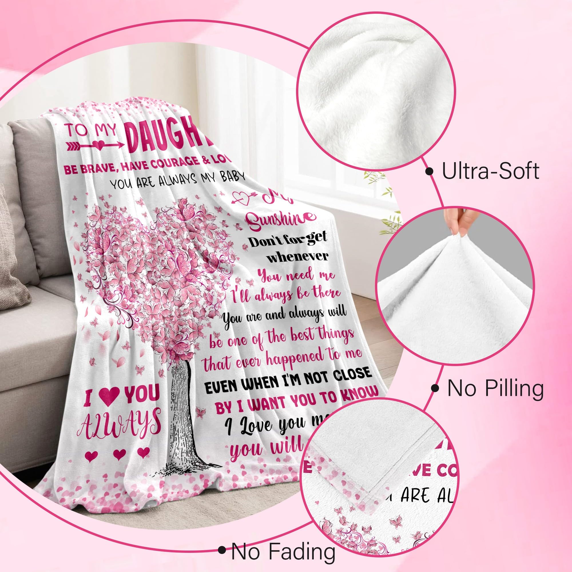 Baoern blanket size 50x60 offering generous, cozy warmth.