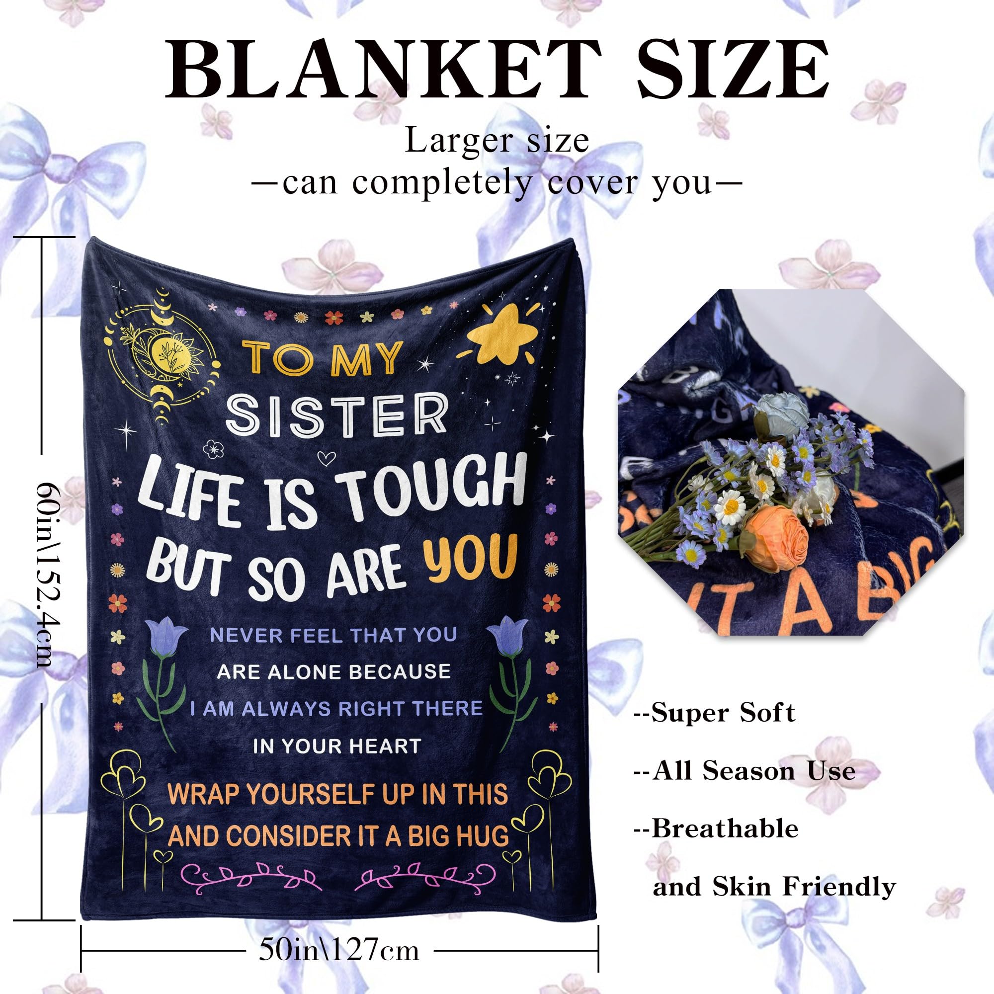Baoern sisters bond with blanket, an ideal sentimental gift.