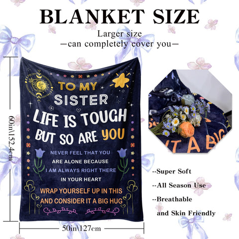 Baoern sisters bond with blanket, an ideal sentimental gift.