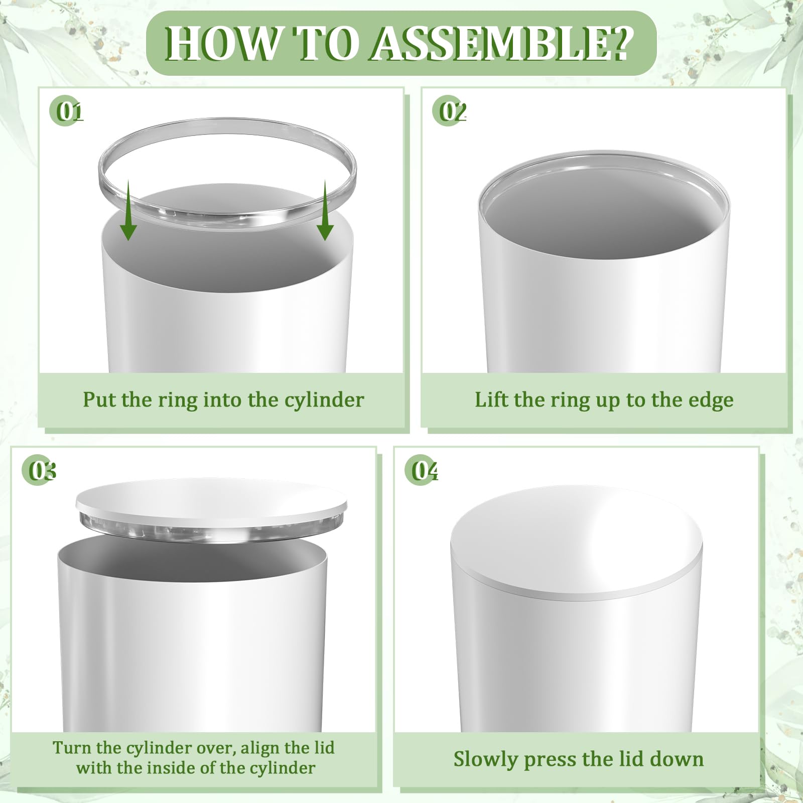 Baotree PVC pedestal base provides sturdy support on flat surfaces.