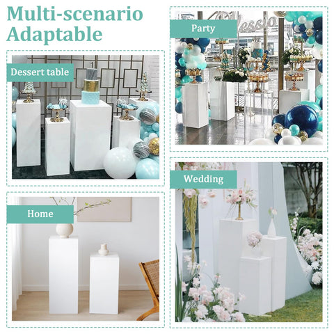 Baotree pedestal stand features no-assembly design for quick setup at venues.