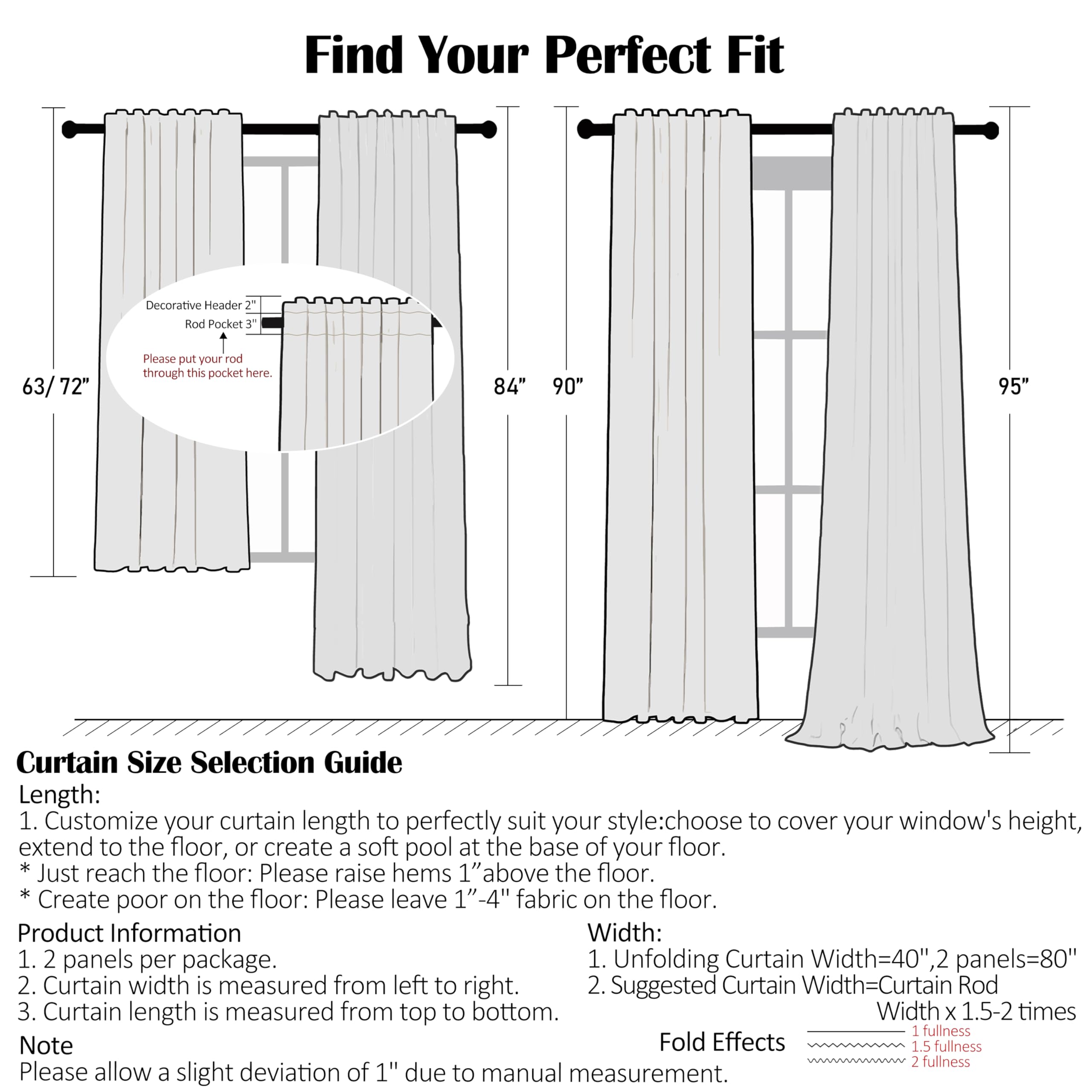 Bapawfish machine washable curtain panel for easy care.