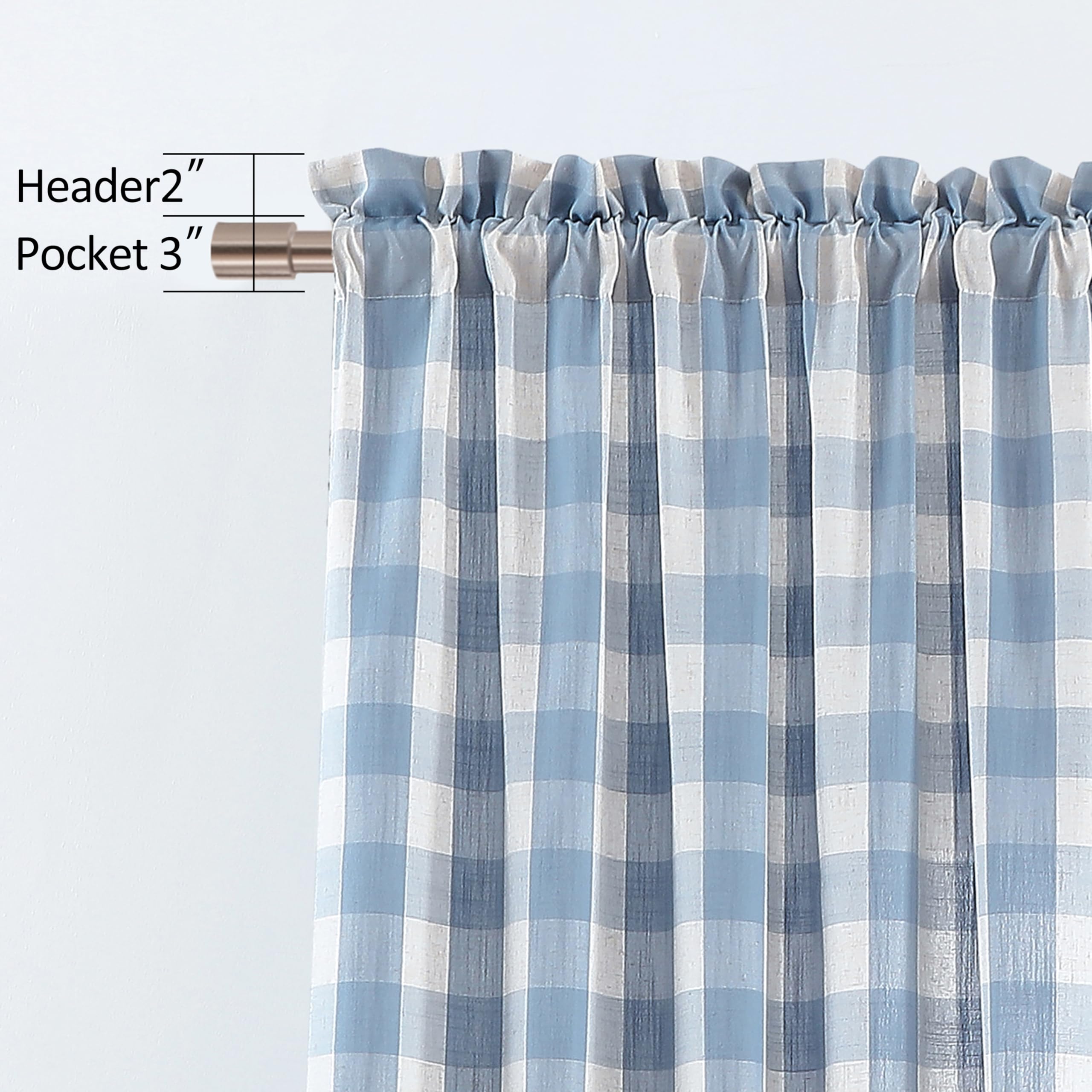 Bapawfish two-panel set ready-made curtains for instant makeover.