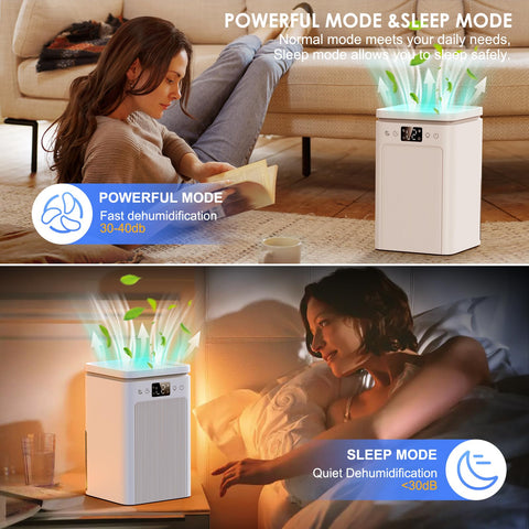 BAPOLE ambient LED light creates a calming bedroom atmosphere.