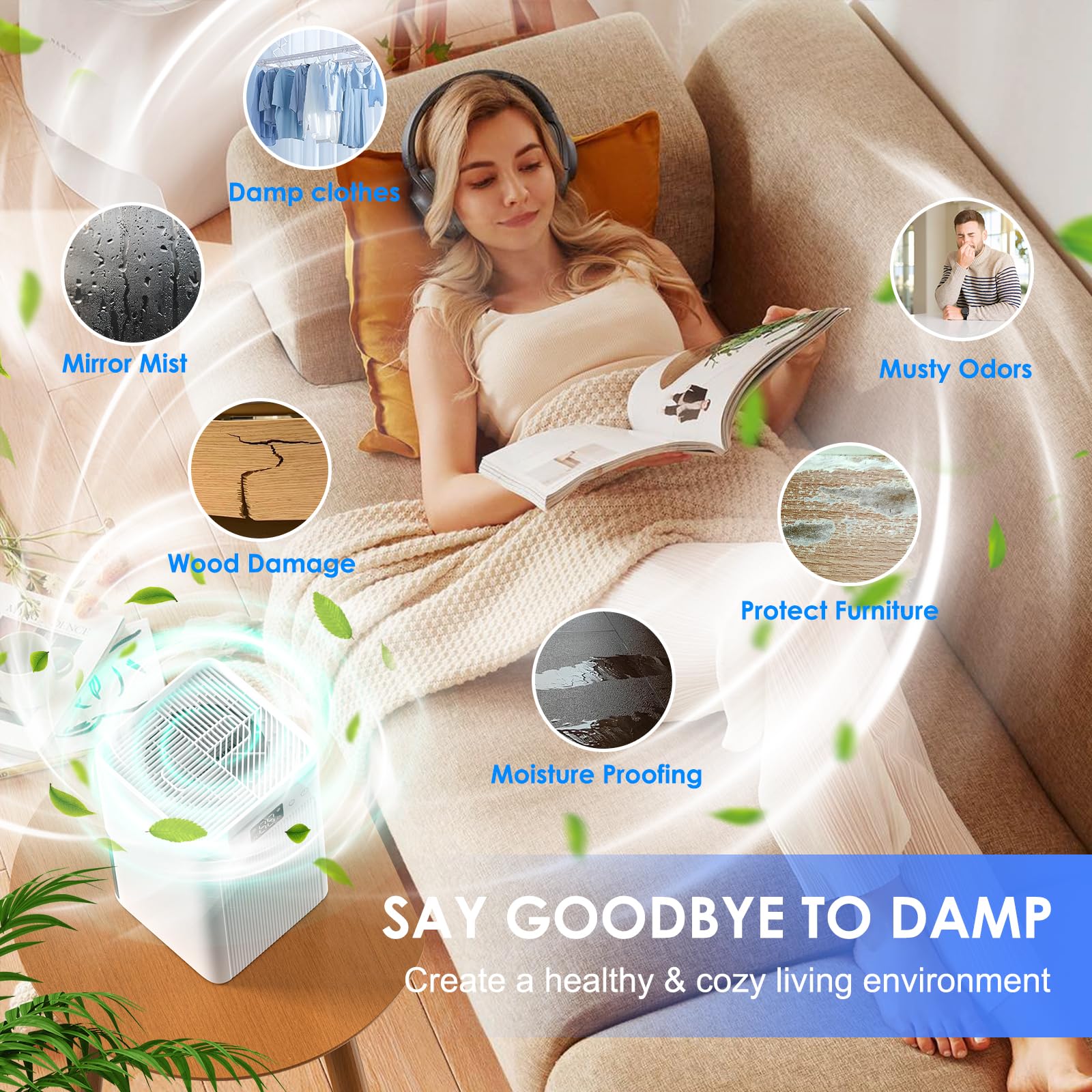 BAPOLE energy-saving timer optimizes operation while you are away.