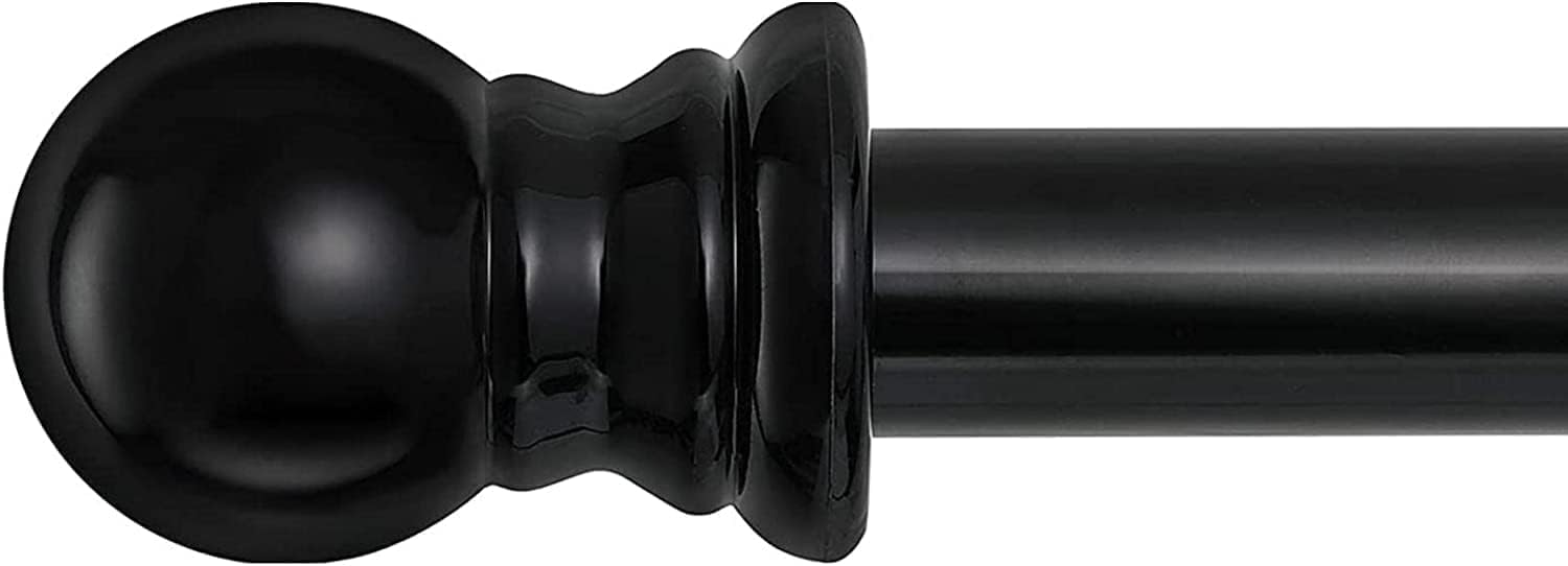 Barcetine extra-long curtain rod displayed at full length for wide window coverage.
