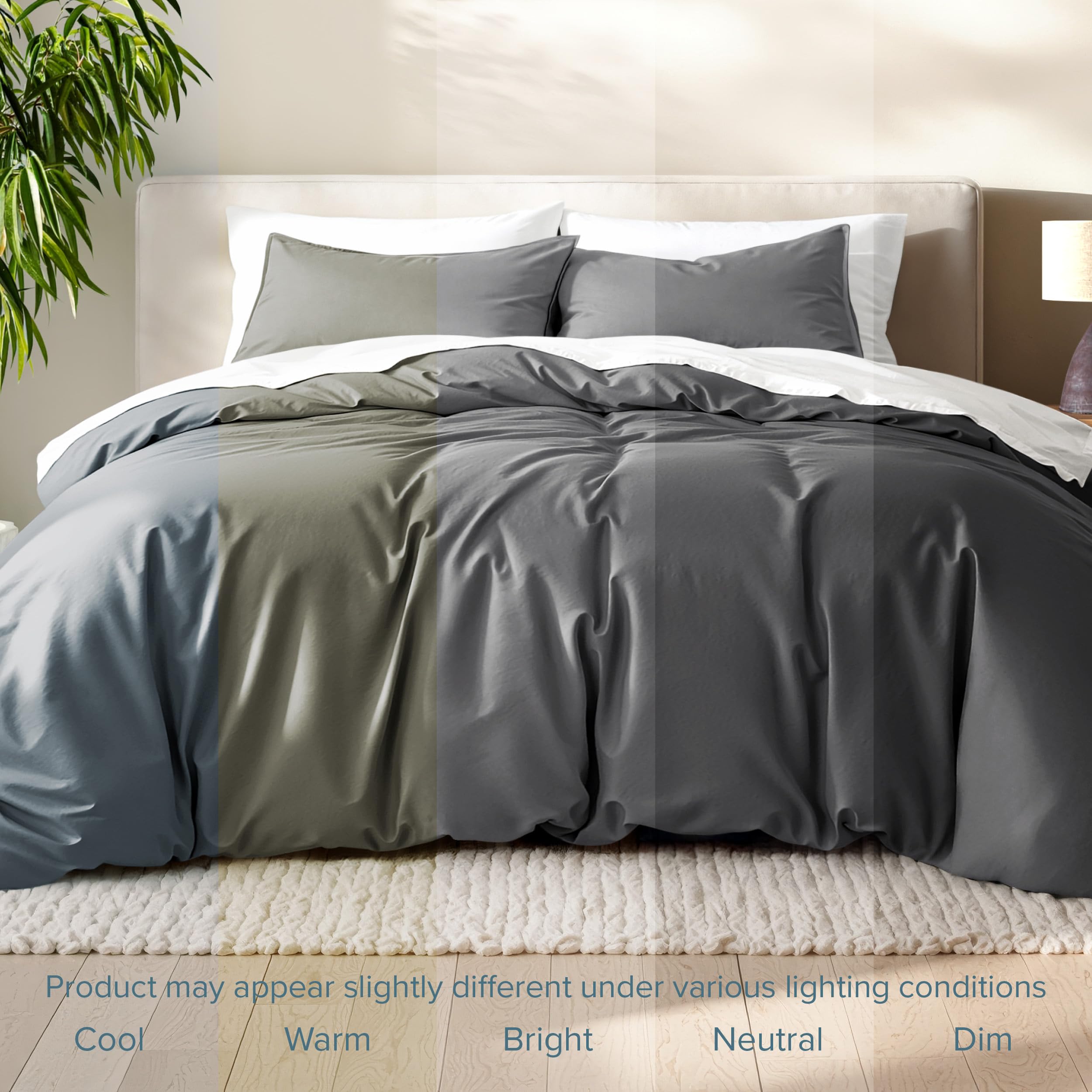 Bare Home care tips machine wash cold and tumble dry low