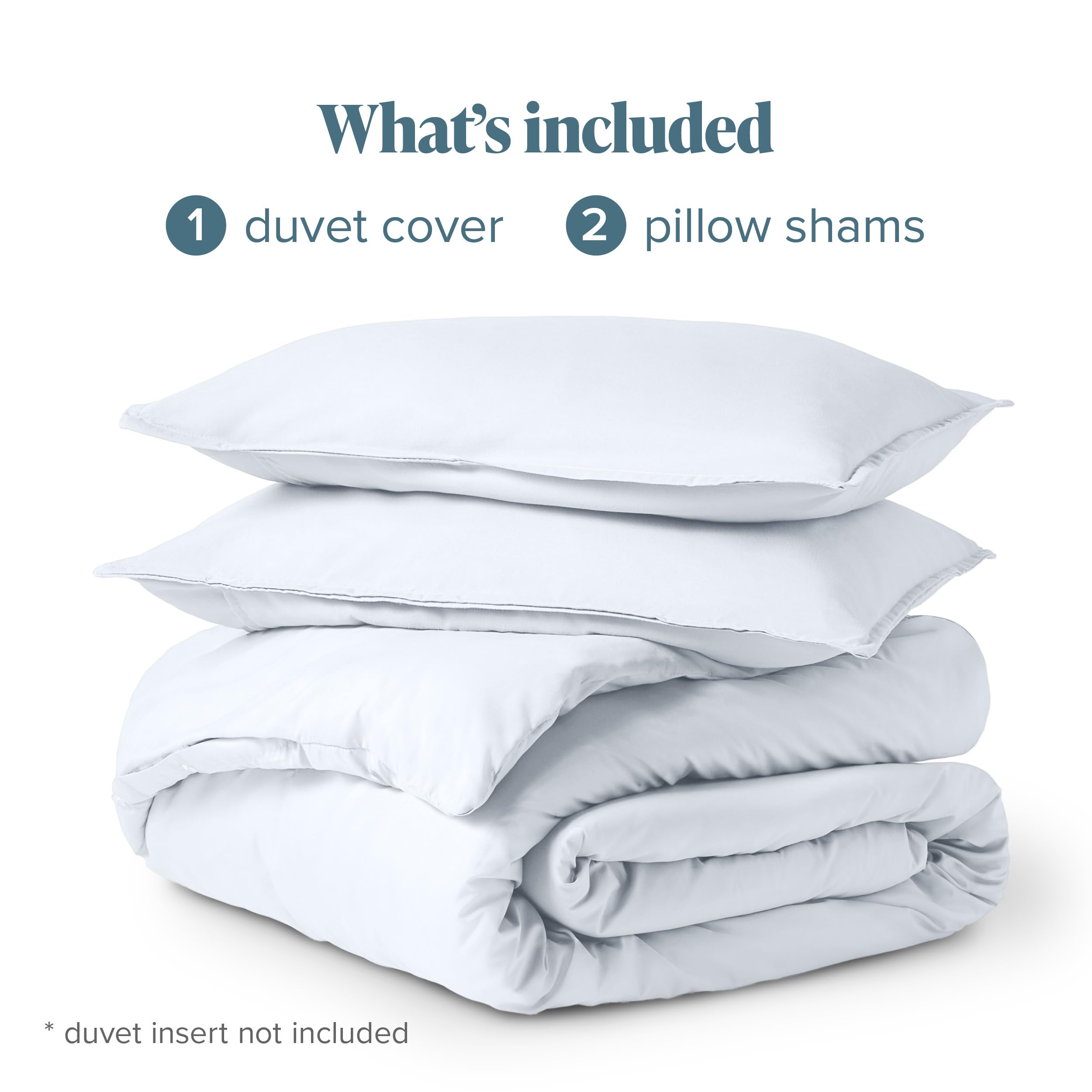 Bare Home white bedding setup ready for a quick room refresh.