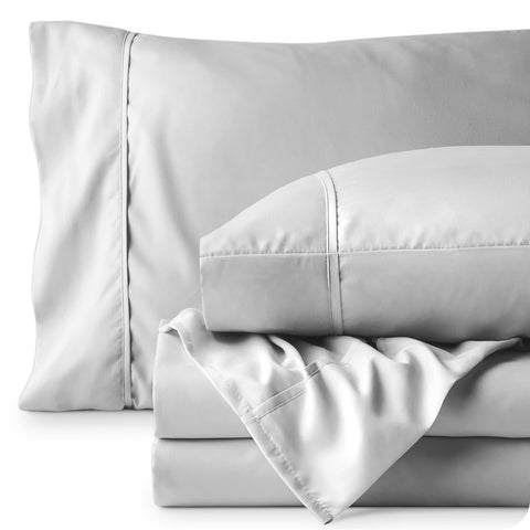 Bare Home cloud-grey color swatch for versatile bedroom styling