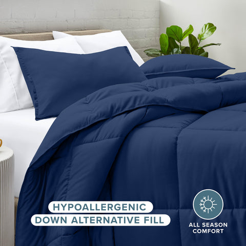 Bare Home Queen set contents visible with matching pillow shams