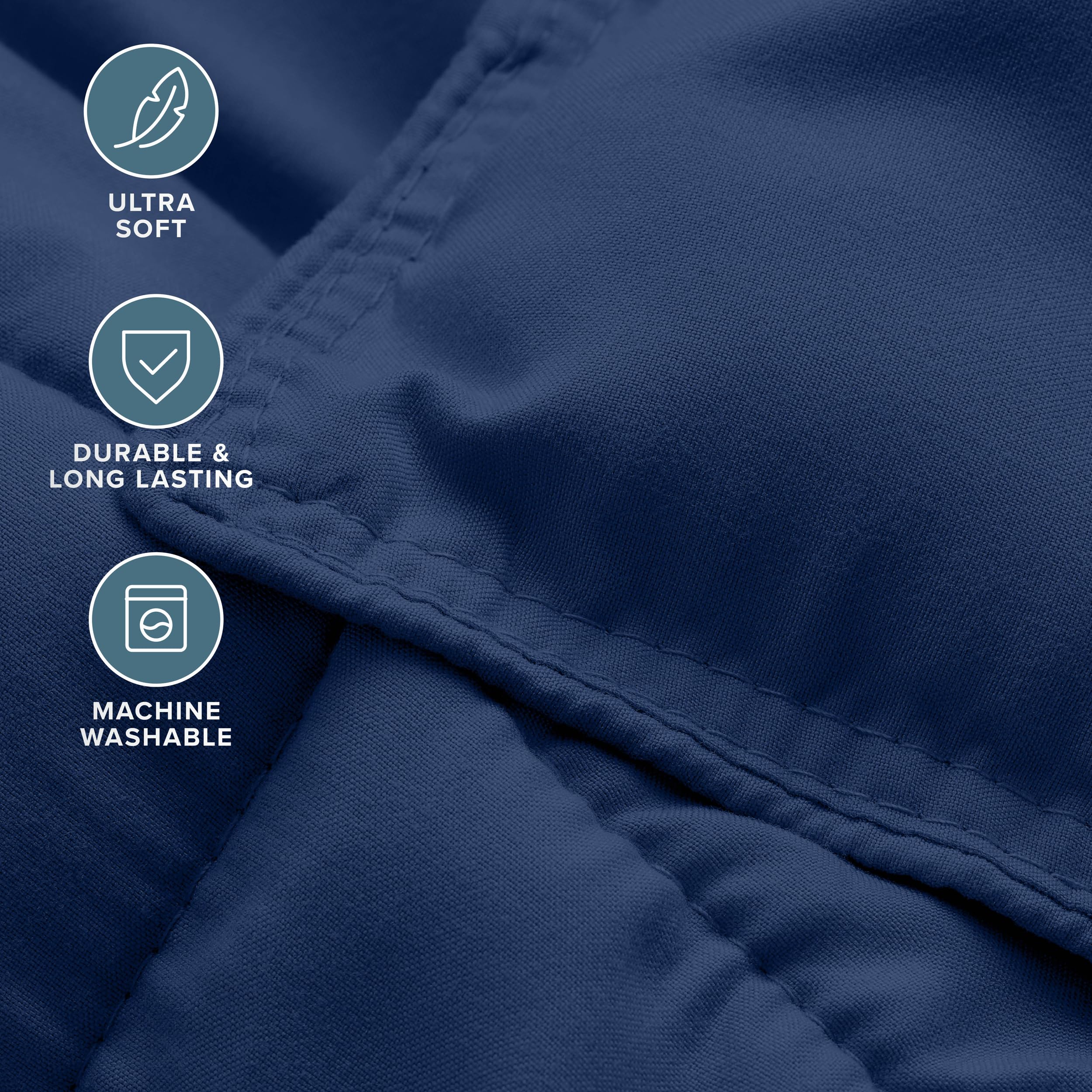 Bare Home easy-care label highlighting washer-friendly care