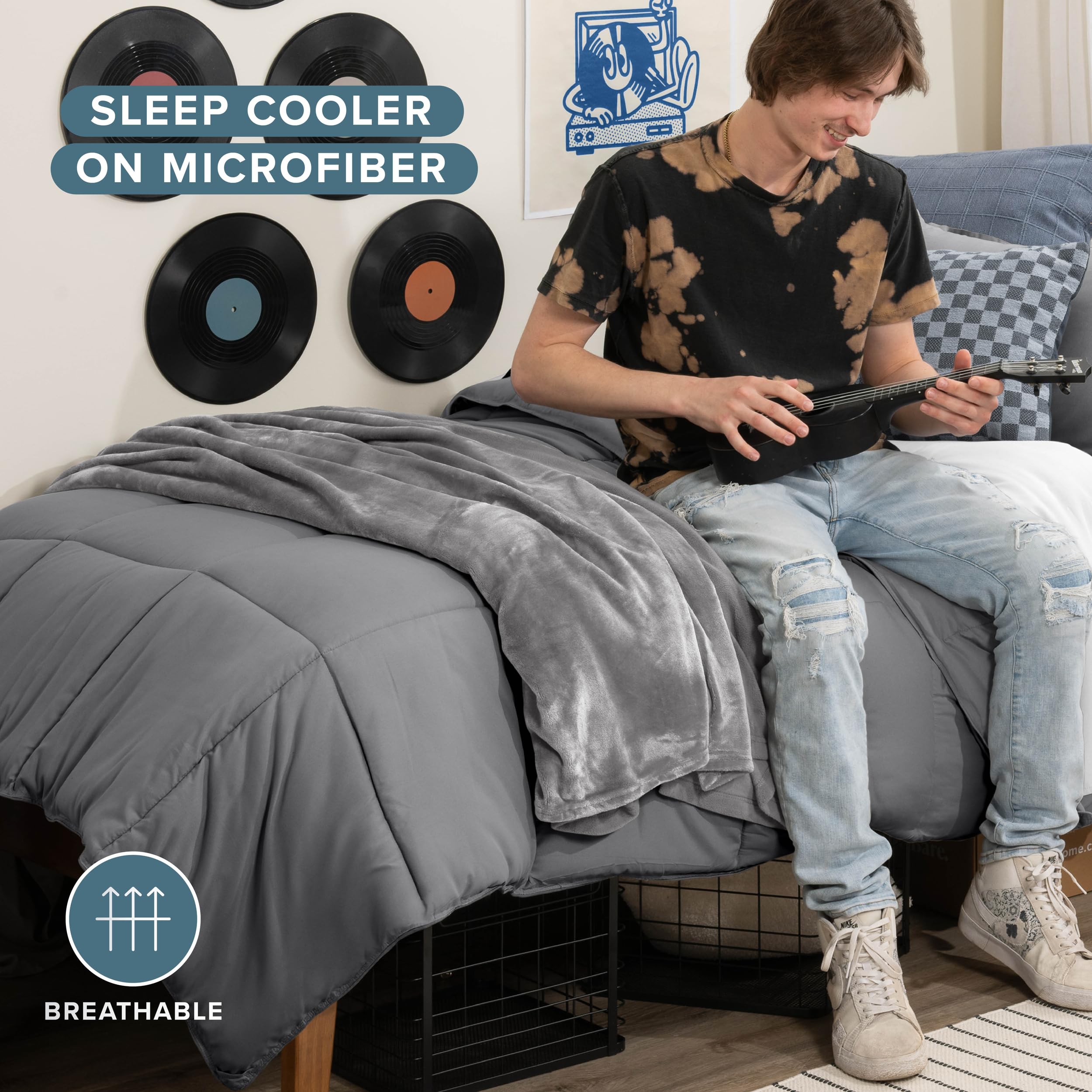 Bare Home ultra-soft close-up reveals plush feel and cozy comfort.