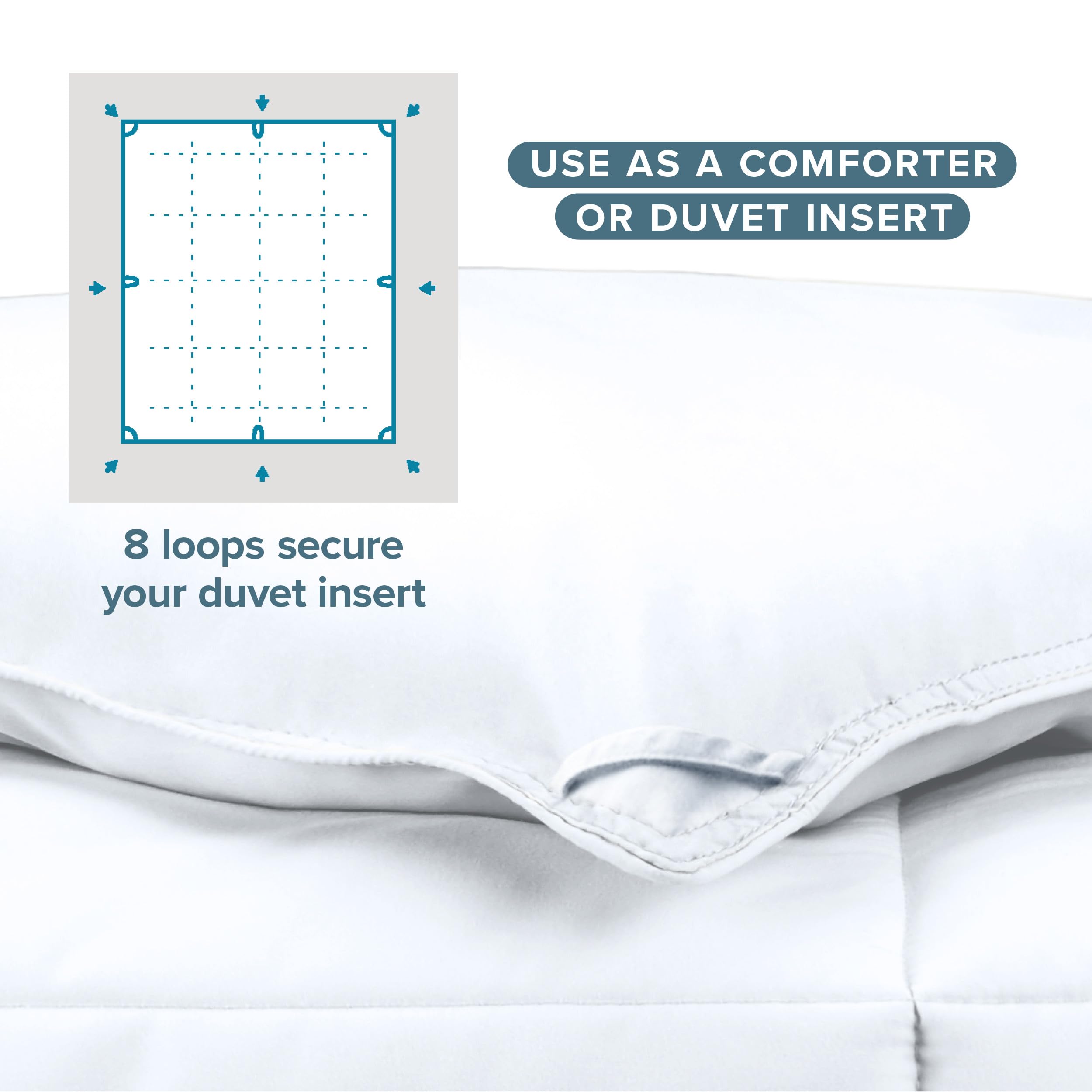 Bare Home Twin XL machine-friendly care for easy washing.