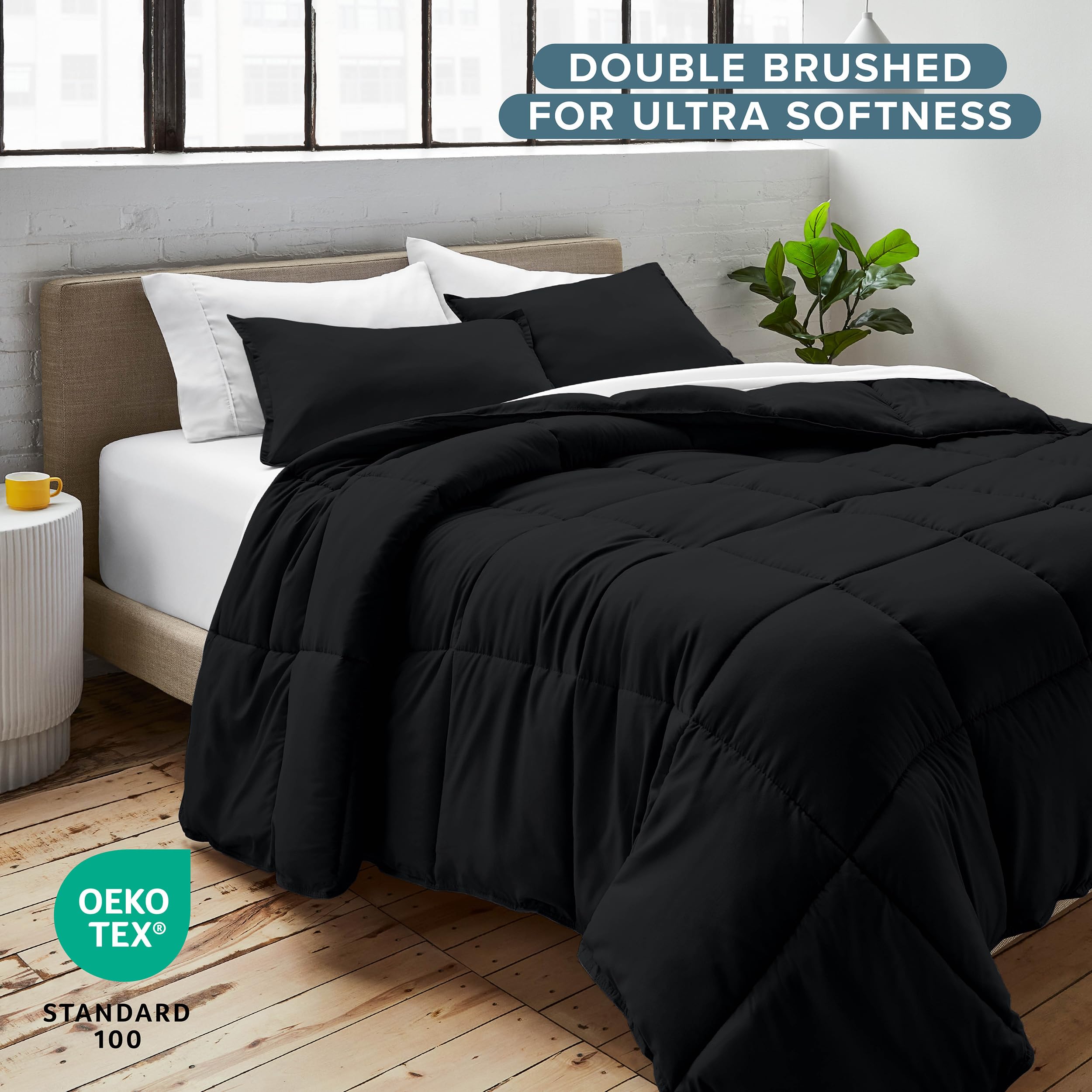 Bare Home down-alternative closeup highlights plush softness