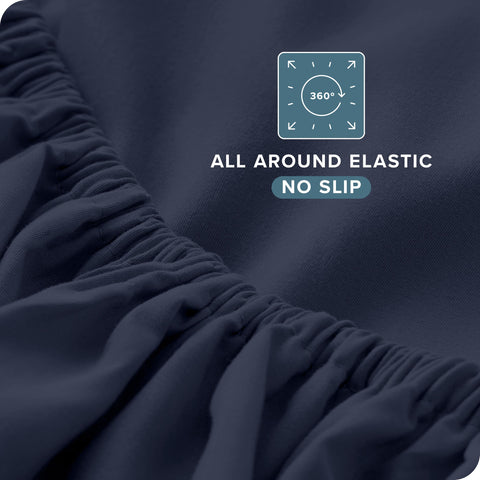 Easy care design resists wrinkles and fading for lasting color.
