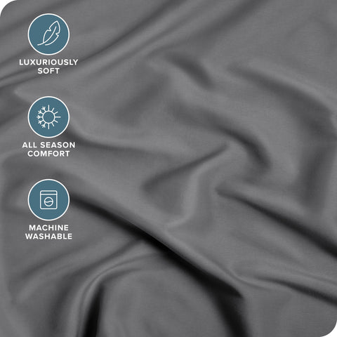 Bare Home king fitted sheet deep pocket for secure mattress fit