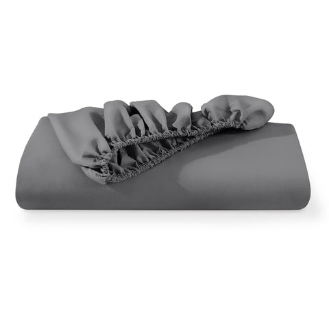 Bare Home king fitted sheet grey color adds hotel-like look