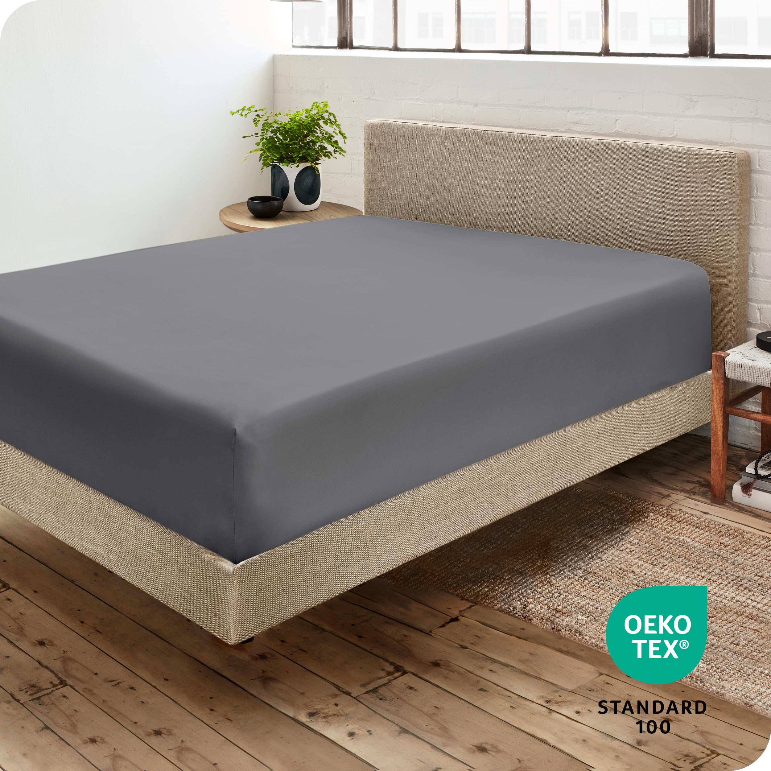 Bare Home king fitted sheet warm in winter, cool in summer