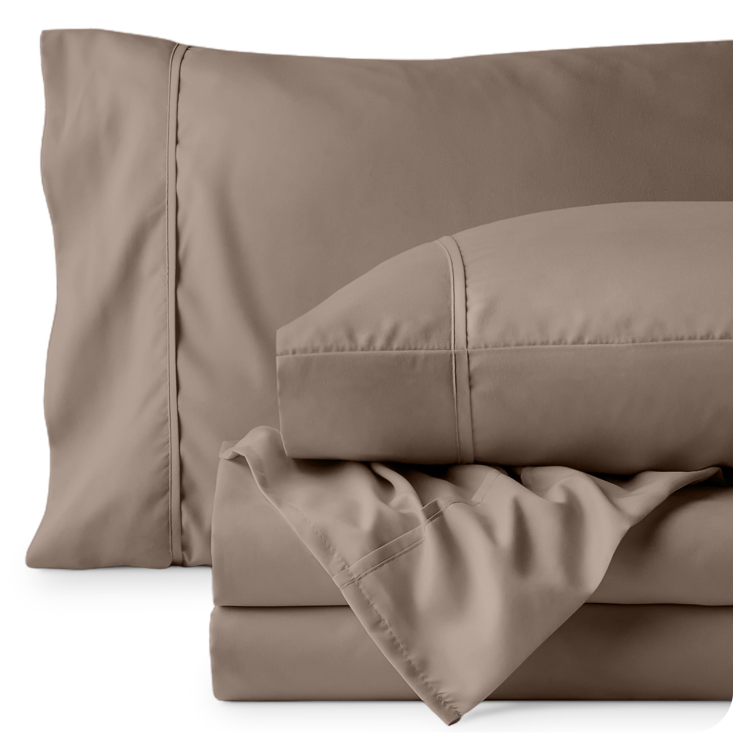 Bare Home king sheet set OEKO-TEX certified for safe, worry-free bedding.