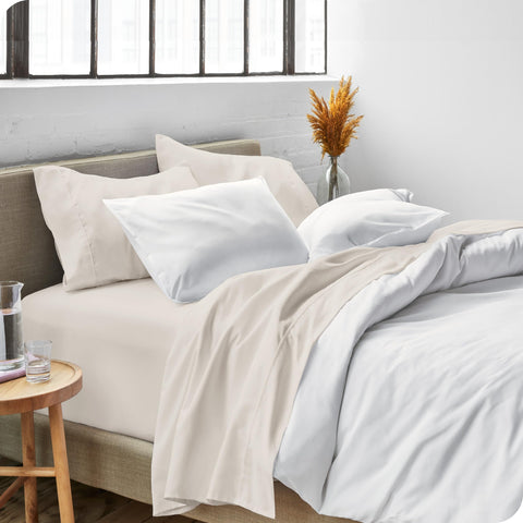 Bare Home king sheet set OEKO-TEX certified for safe materials