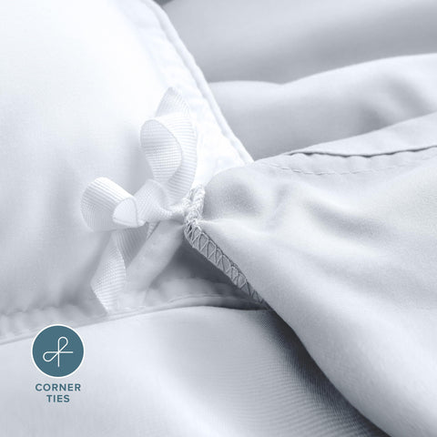 Bare Home easy-care bedding is machine washable and quick to dry.