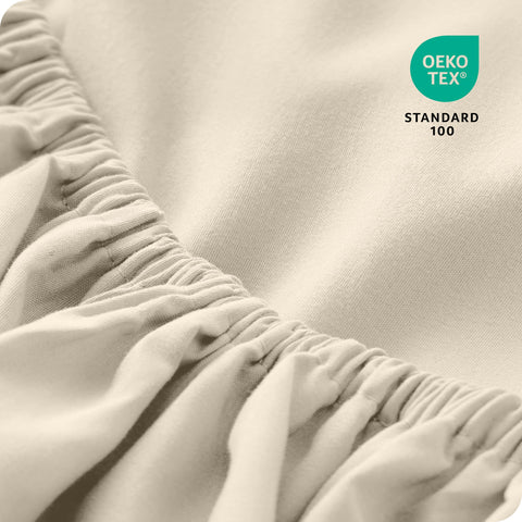 Bare Home machine-washable microfiber sheet ready for quick laundering and daily use.